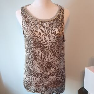 Jennifer Lopez Animal Print Tank Top